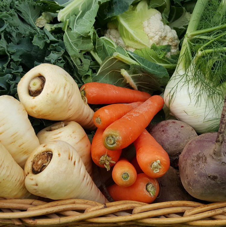 fresh produce from the Mansfield farmers market